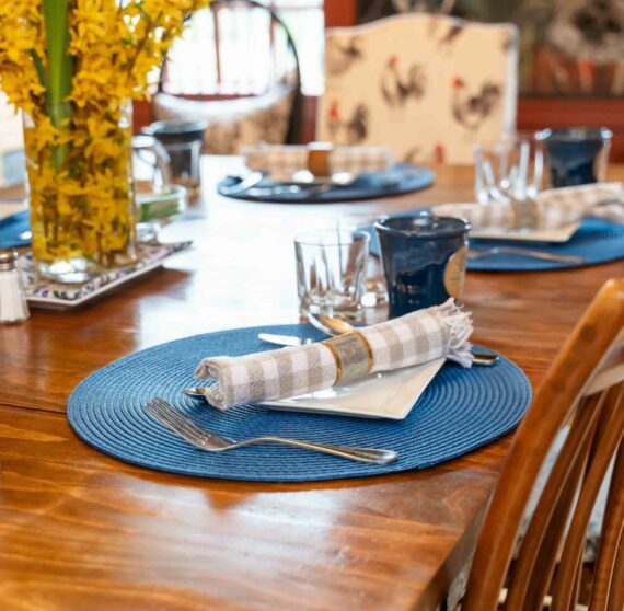 Waldo Emerson Breakfast Table Setting